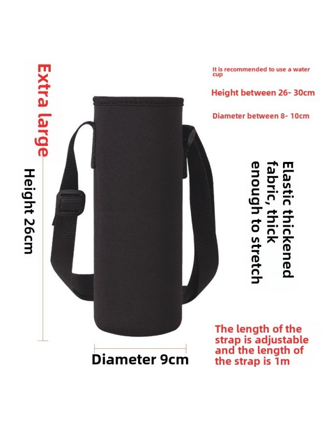 Sports 200-1500ml Cup Set Thermos Cup Bag Slung Protective Cover With Rope Outdoor Kettle Bag Bottle Bag-Color:Standard-Capacity:Extra Large Size (9.26cm)  - Image 1