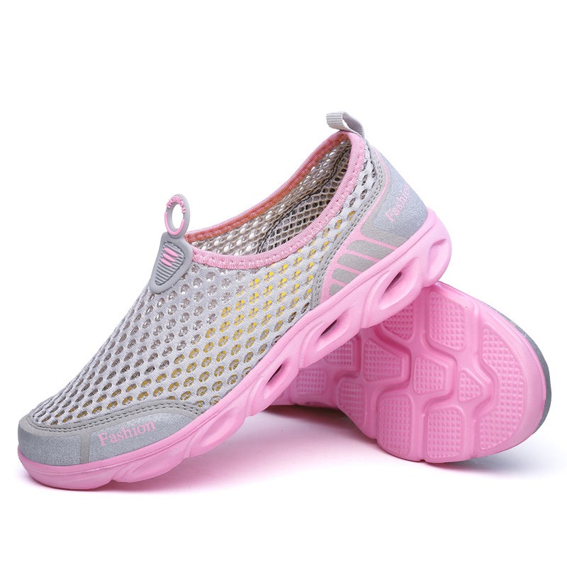 plus size Outdoor Explosions Main Push Set Foot Pedal Mesh Lovers Tracing Shoes Wading Anti-slip Wear-resistant