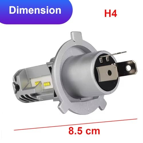 Auto Pearl V3 LED Headlight Bulbs Hi/Low Beam Fits for Vehicle H4 compatible with Scorpio (Pack of 2) - Image 2