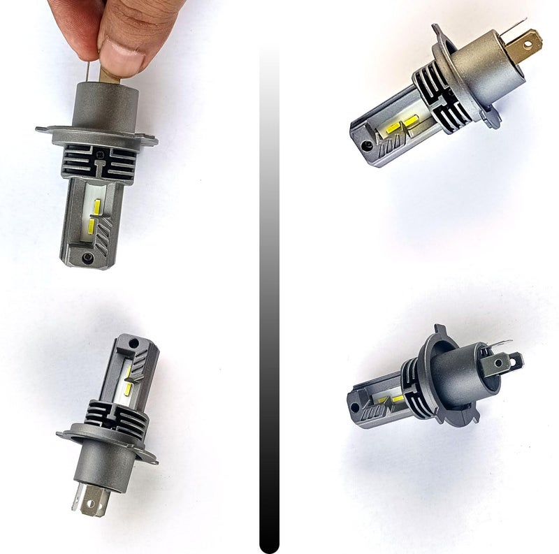 Auto Pearl V3 LED Headlight Bulbs Hi/Low Beam Fits for Vehicle H4 compatible with Scorpio (Pack of 2) - Image 3