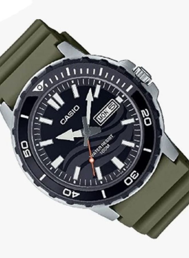 Casio Men's Resin Band Watch, MTD-125-3AV - Image 2