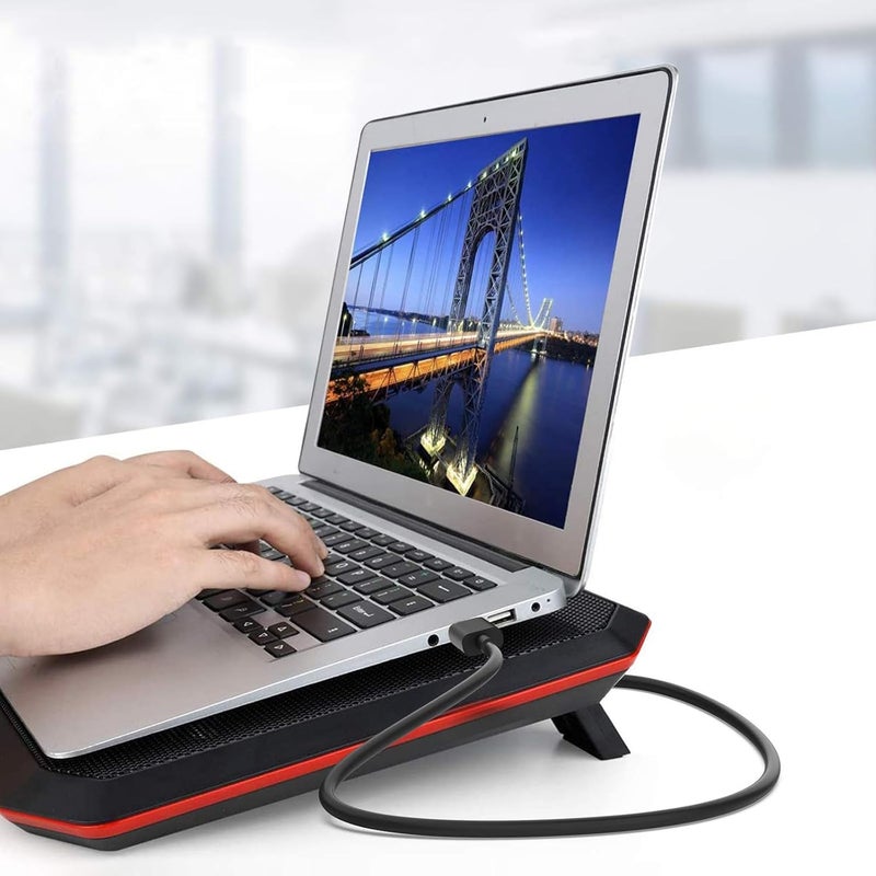 سمايز كابل 5-Pack USB A إلى USB A، كابل نقل بيانات مزدوج ذكر إلى ذكر بطول 3 أقدام - Image 4