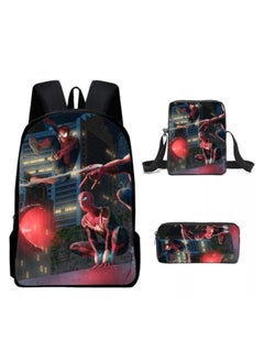 Spider-Man Spiderman Three-Piece CartoonSpiderman Three-Piece Cartoon Backpack For Primary School Students 29*42*16cm Backpack For Primary School Students 29*42*16cm 