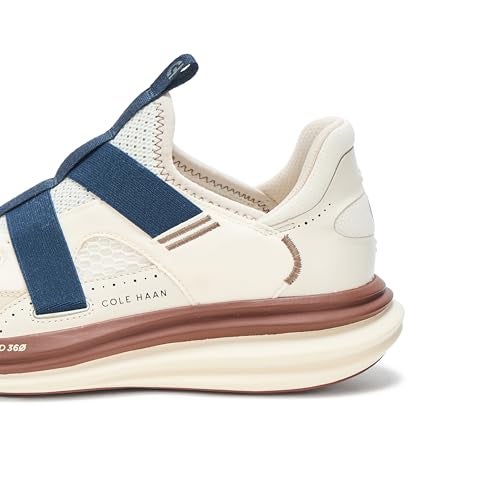 COLE HAAN أحذية الركض من كول هان للرجال بنمط مونك ستراب أورجينال غراند كوادستار، عاجي/مخطوطة قديمة/دب الأكبر/سكوتش، 7-م أمريكي - Image 4