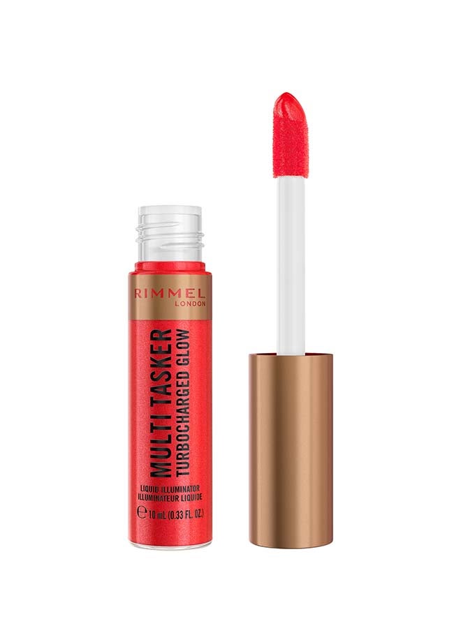 RIMMEL LONDON Multi Tasker Turbocharged Glow Liquid Illuminator - 003 - Main Character, 10ml - Image 1