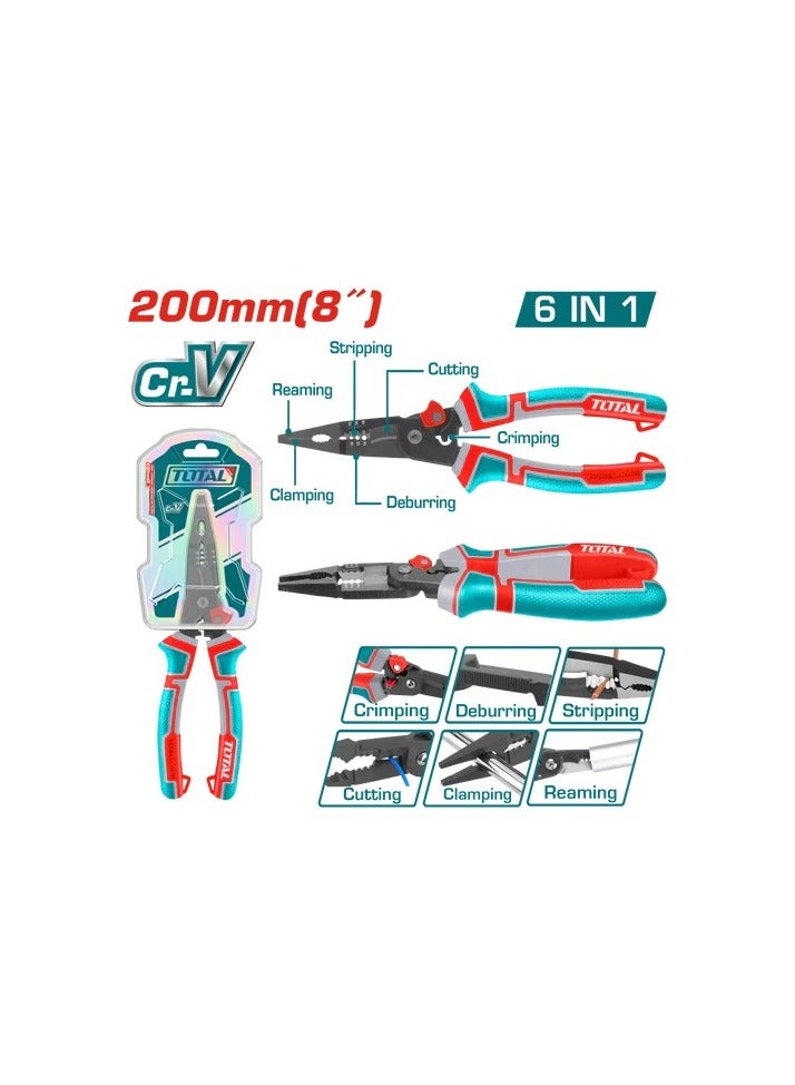 TOTAL multi-functios pliers 8 inch