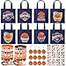 SNLN 12Sets Basketball Party Favors Birthday Supplies Boy Kid Tote Bag Silicone Bracelet Keychain Tattoo Sticker Basketball Favors Pinata Filler Goodie Bag Stuffers Basketball Birthday Party Supplies - Image 2