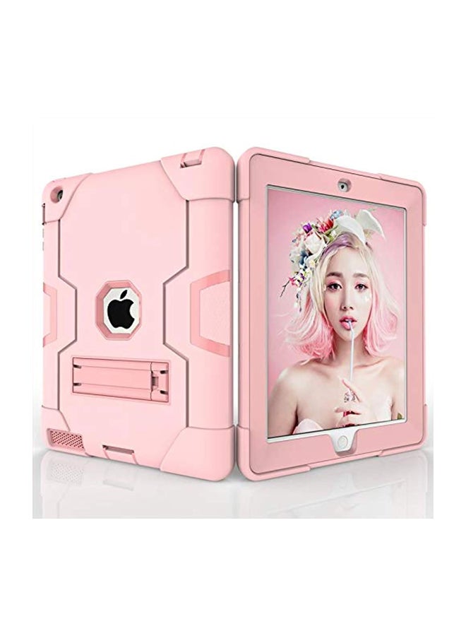 Protective Case Cover For Apple iPad 2/3/4/ 9.7-Inch Pink - Image 2