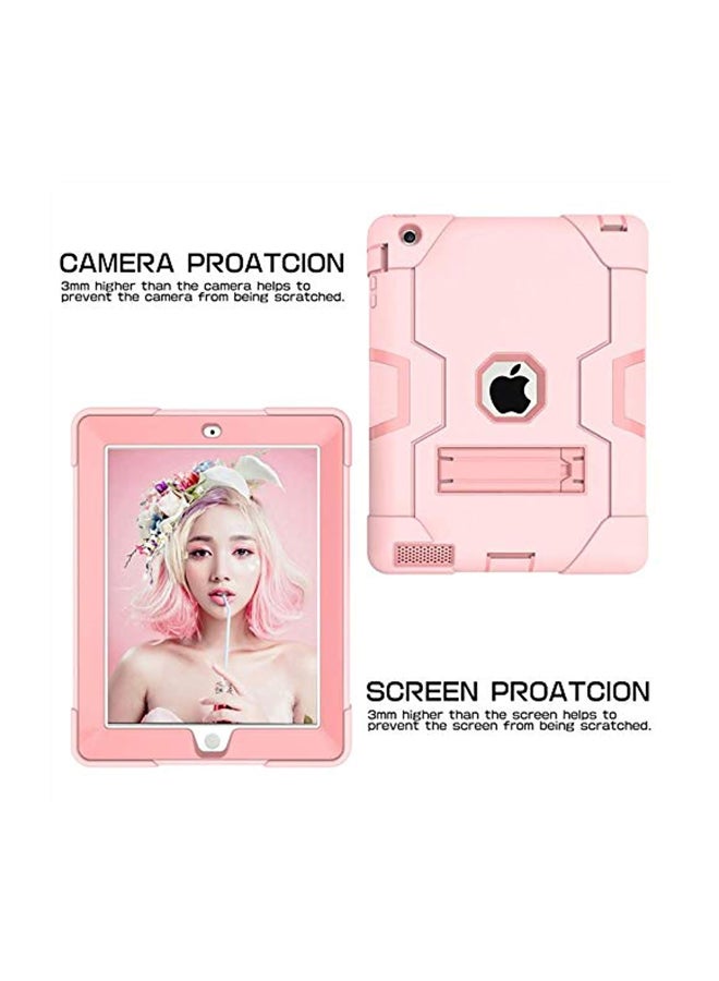 Protective Case Cover For Apple iPad 2/3/4/ 9.7-Inch Pink - Image 5