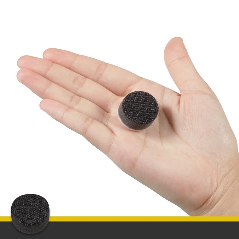 LEONTOOL 5 Pack 1 Inch Hook and Loop Soft Foam Buffering Pad, Sponge Cushion Buffer Backing Pad No Hole, 25 mm for Sanding Pad - Image 5