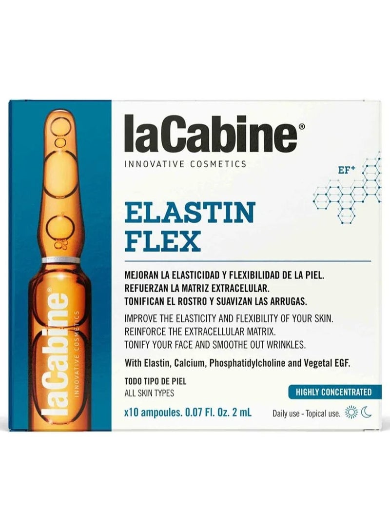 La Cabine Elastin Flex Concentrated Ampoules 10x2ml - Image 1