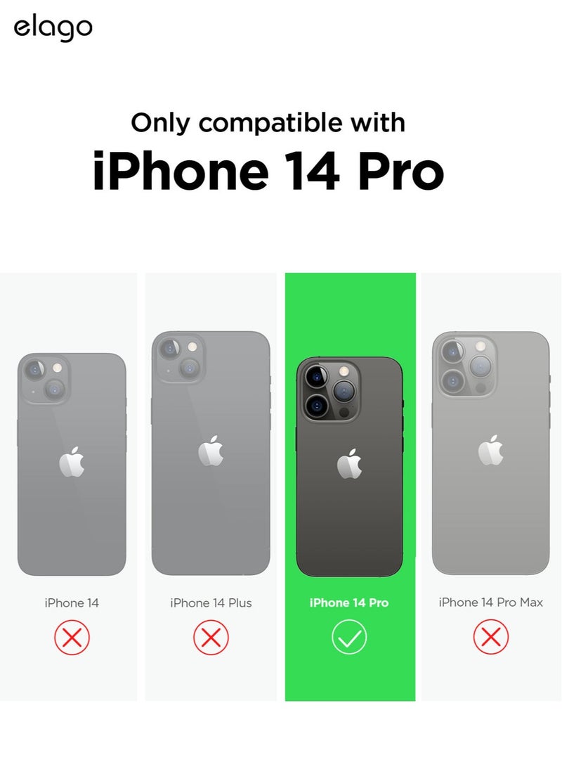 Elago Silicone Case Cover for iPhone 14 Pro - Midnight Green - Image 2