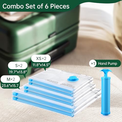 Brodi Travel Vacuum Bags - Space Saver Combo Pack (6 Bags) - Image 2