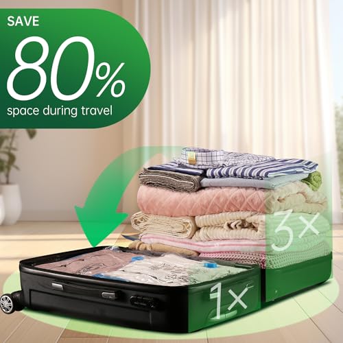 Brodi Travel Vacuum Bags - Space Saver Combo Pack (6 Bags) - Image 4