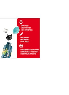 Sigg SIGG Small Dino, Kids Water Bottle, Leak Proof, BPA Free, Aluminum, Dark Blue - 10oz  - Image 4