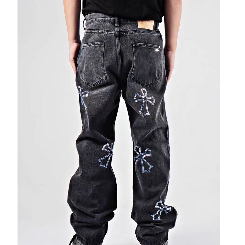 Unisex Casual Daily Denim Jeans - Image 5