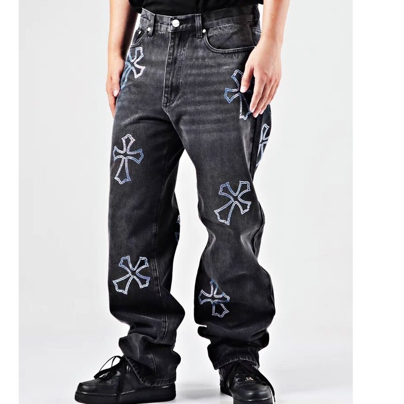 Unisex Casual Daily Denim Jeans - Image 4