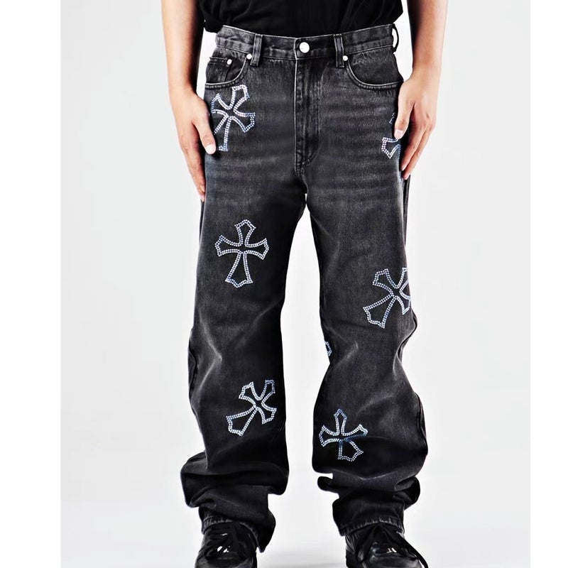 Unisex Casual Daily Denim Jeans - Image 2