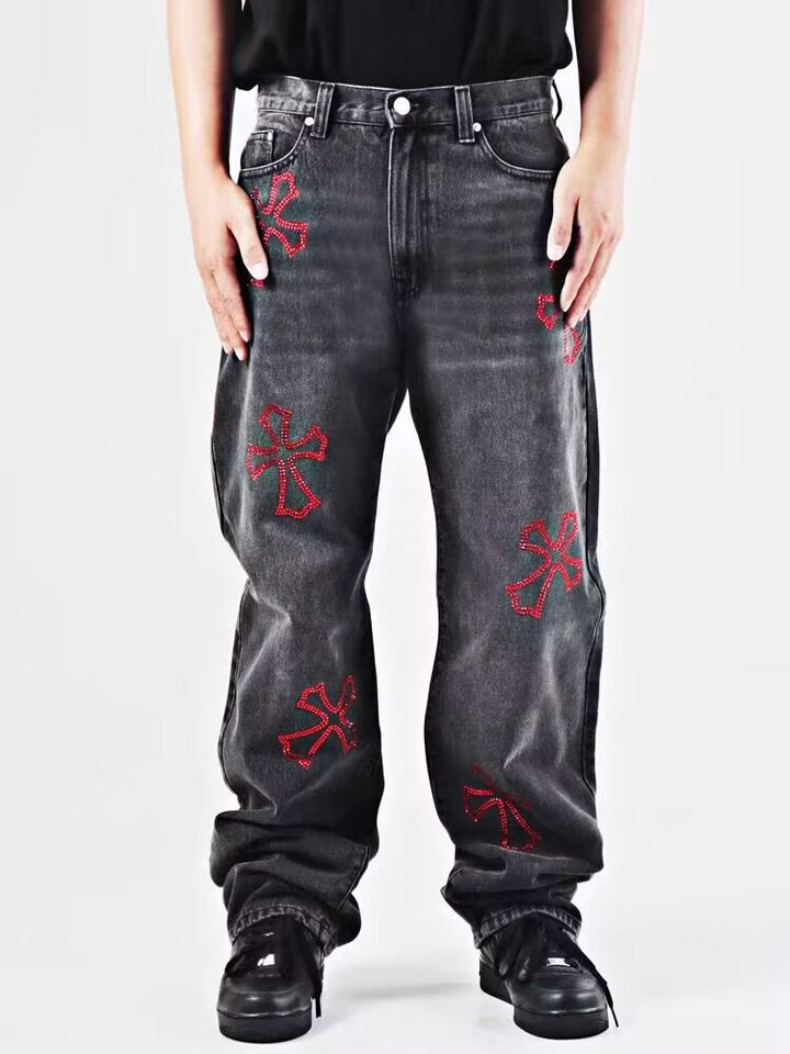 Unisex Casual Daily Denim Jeans - Image 1
