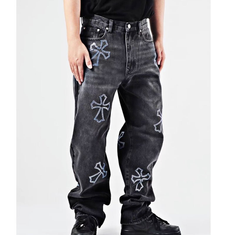 Unisex Casual Daily Denim Jeans - Image 3