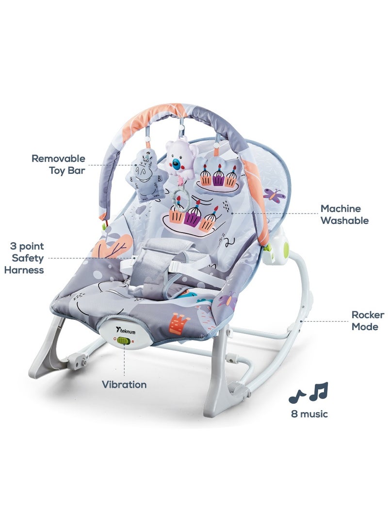 TEKNUM 3In1 Rocker/Baby Seat/Recliner with Soothing Music - Party Grey - pzsku/Z2A37EA5D181894519D24Z/45/_/1728629884/7d2bccc6-7512-4dd1-9707-d69f93a07225
