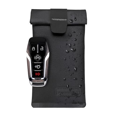 Faraday Defense Faraday Key Fob Jacket | RFID Signal Blocking & Water Resistant | Anti-Hacking | Ultimate Car Anti-Theft Protection Shielding Bag for Key Fobs and Key Cards | Magnetic Closure | Three Layers - Image 1