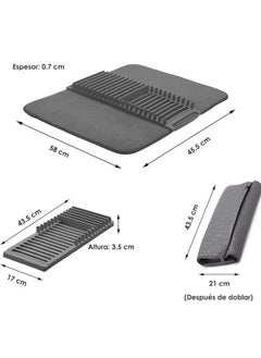 Kitchen Countertop Placemat Tableware Storage Drain Pad Foldable Removable - pzsku/Z2A37FB92FCB65AF9D755Z/45/_/1725269415/524a83e1-69c0-4d9d-b0fe-0f78649147f5