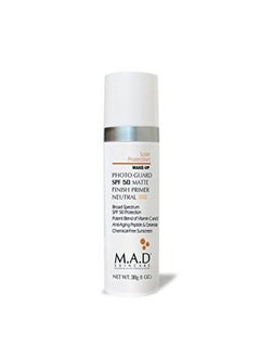 M.A.D Skincare Solor Protection Photo Guard Spf 50 Matte Finish Primer Antiaging (Neutral)