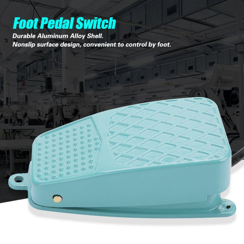 Industrial Foot Pedal Switch: Durable Aluminum Alloy Shell - Silver Contact SPDT Switch for Assembly Line, Welding Machine, Machine Tool Equipment - Image 3