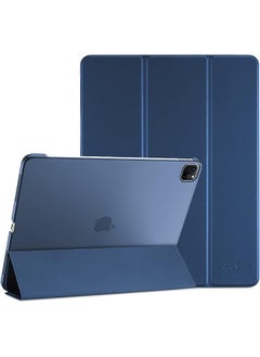 Procases iPad Pro 12.9 Case 2022/2021 / 2020/2018, Slim Stand Hard Back Shell Smart Cover for iPad Pro 12.9 Inch 6th Generation 2022 / 5th Gen 2021 / 4th Gen 2020 / 3rd Gen 2018 -Darkblue  - Image 1