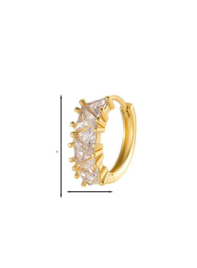 KUYING Fashionable Piercing Earrings Worn Single Piece 