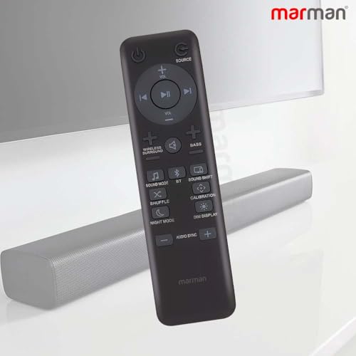 marman® Compatible with JBL Sound Bar Remote Control Original Suitable for Models 3.1, 5.1 Wireless Home Theatre use it for Speaker System - Match Exactly to Replicate Genuine Remote Function - Image 3