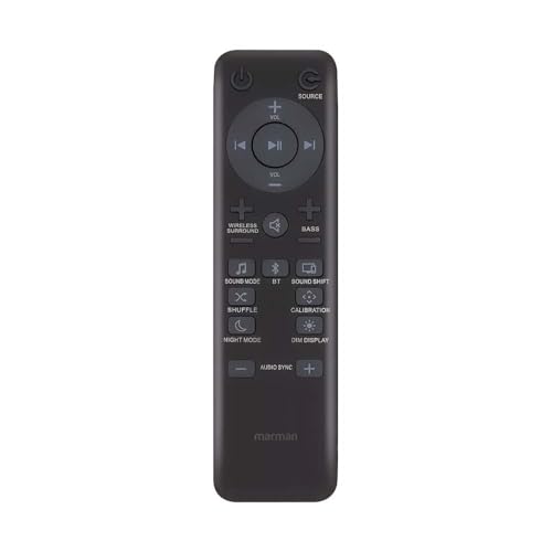 marman® Compatible with JBL Sound Bar Remote Control Original Suitable for Models 3.1, 5.1 Wireless Home Theatre use it for Speaker System - Match Exactly to Replicate Genuine Remote Function - Image 1