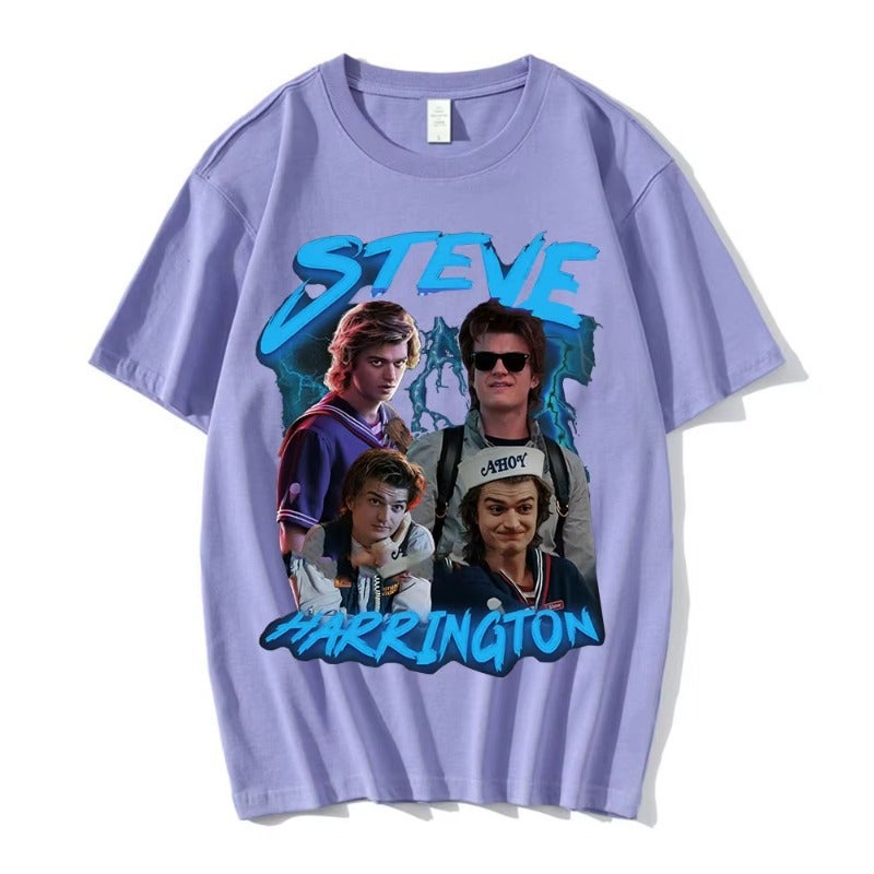 Steve Harrington T-Shirts Women Harajuku Graphics Print T-Shirts - Image 3