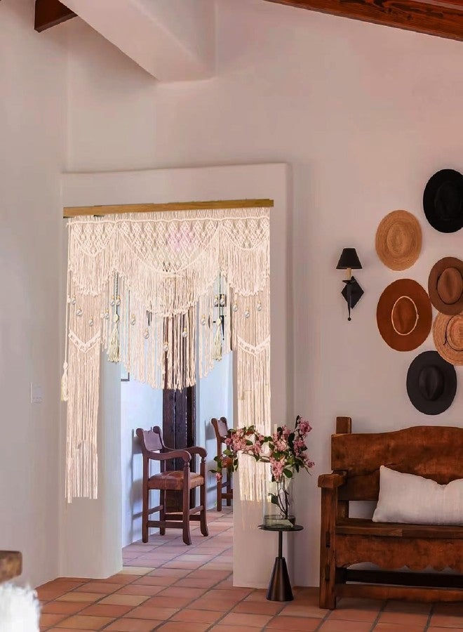 kiido Large Macrame Wedding Backdrop for Arbor/Arch Bohemian Wall Hanging Decor Boho Tapestry Doorway/Window Curtains Room Divider-Luxury (63" Wx74 H) - Image 3