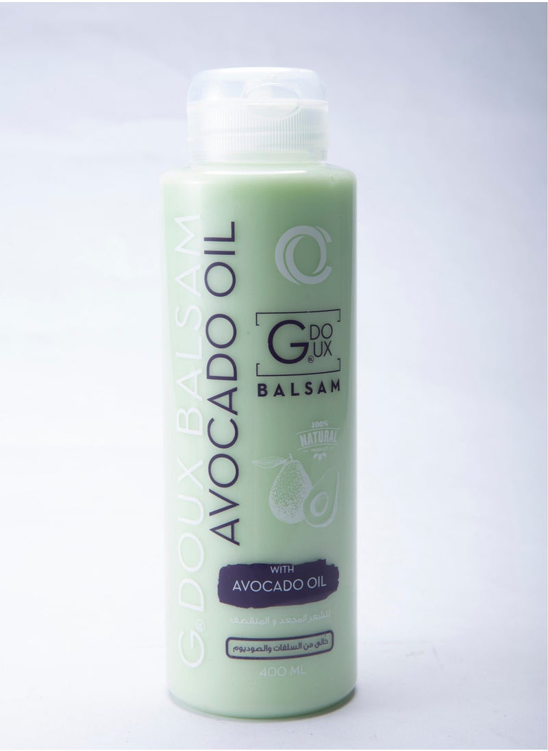 G.DOUX G.DOUX BALSAM AVOCADO OIL & HYDROLYZED KERATIN CLEAN HAIR AND SCLAP .SULPHATE FREE 400ML  - Image 2