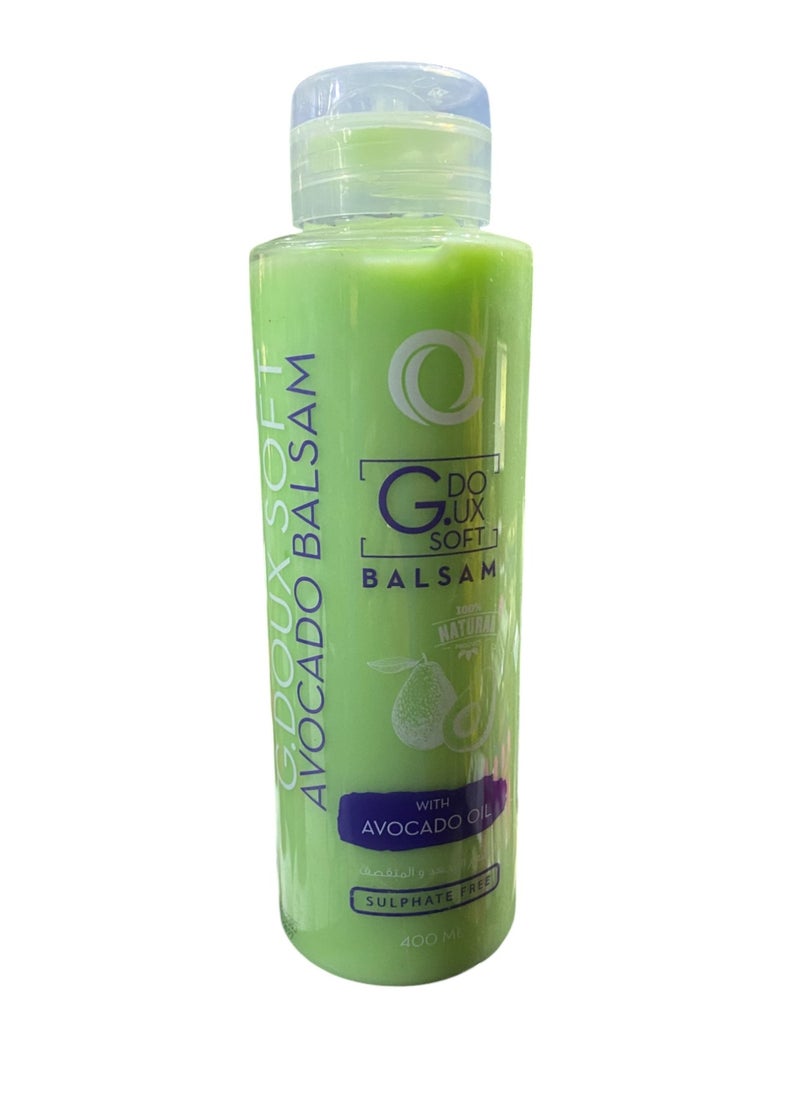 G.DOUX G.DOUX BALSAM AVOCADO OIL & HYDROLYZED KERATIN CLEAN HAIR AND SCLAP .SULPHATE FREE 400ML  - Image 3