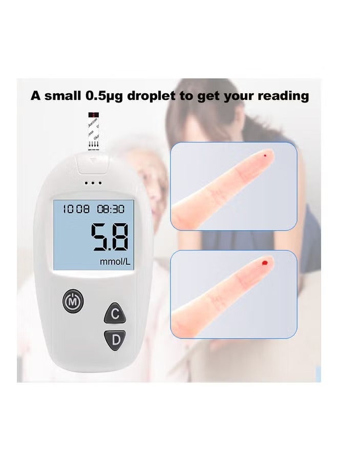 Generic Blood Glucose Monitoring System With 50 Test Strips And Lancets  - Image 4