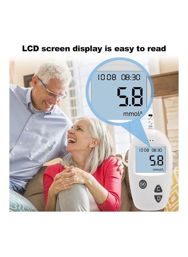 Generic Blood Glucose Monitoring System With 50 Test Strips And Lancets  - Image 5