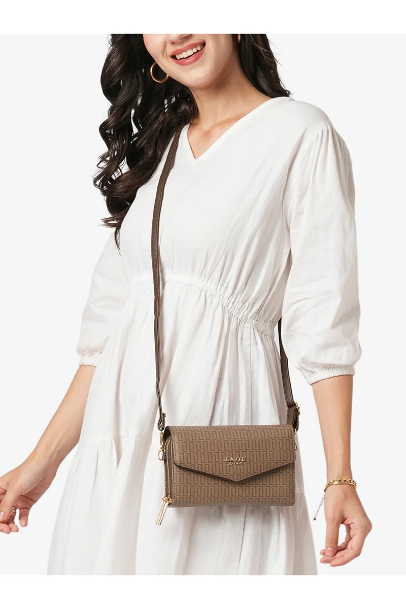 لافي Luxe Women's Monogram Sally25 horizontal (Coffee)