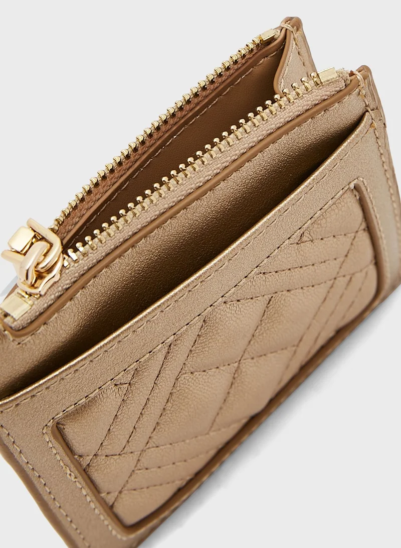 Love Moschino Quilted Multi Slot Card Holder