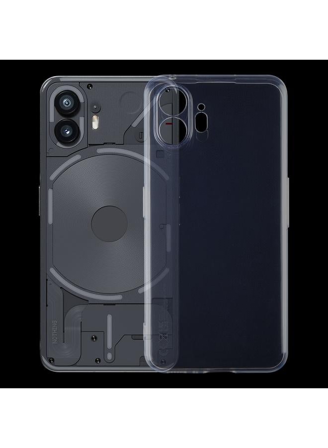 اس-توب جراب لهاتف Nothing Phone 2 مصنوع من مادة TPU الشفافة فائقة النحافة - Image 1