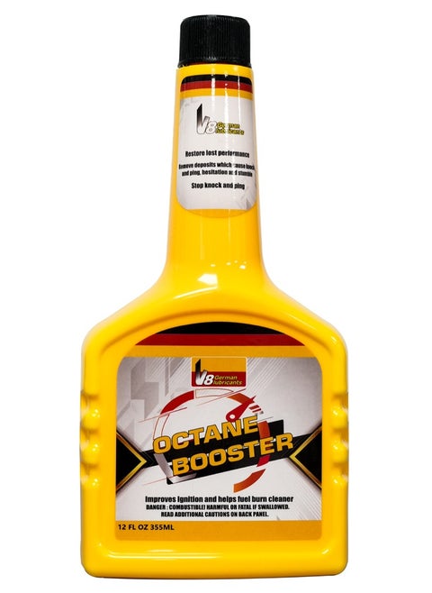 V8 German Lubricants Octane Booster – Enhances Ignition & Promotes Cleaner Fuel Burn for Superior Performance