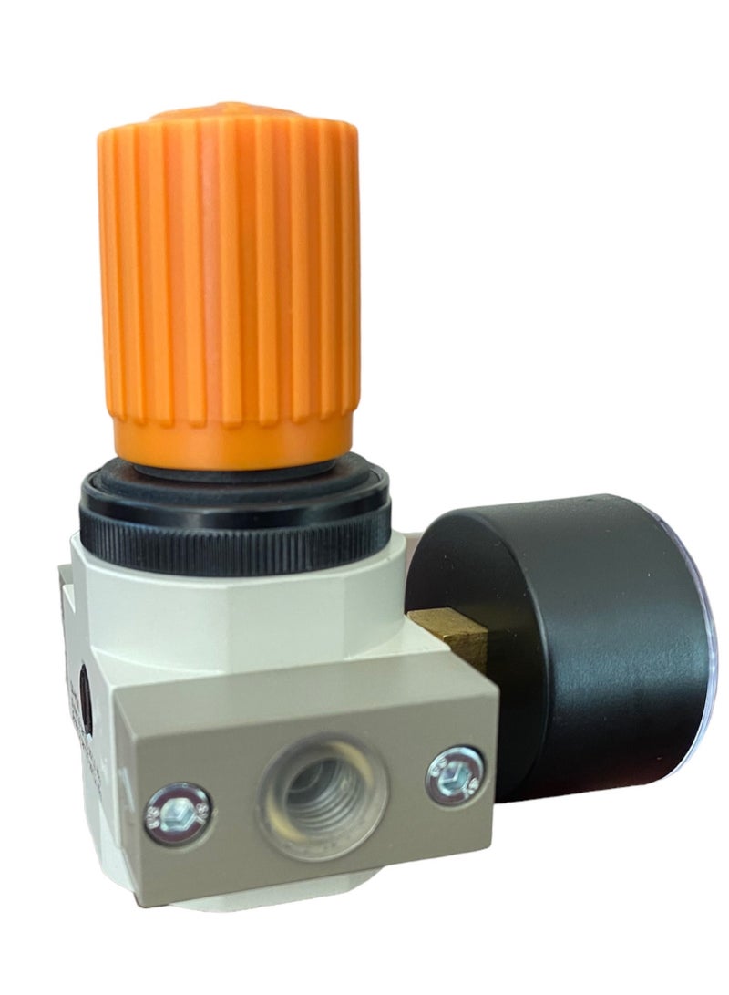 Mini Air Regulator With Manometer Size 1/4 - Image 2