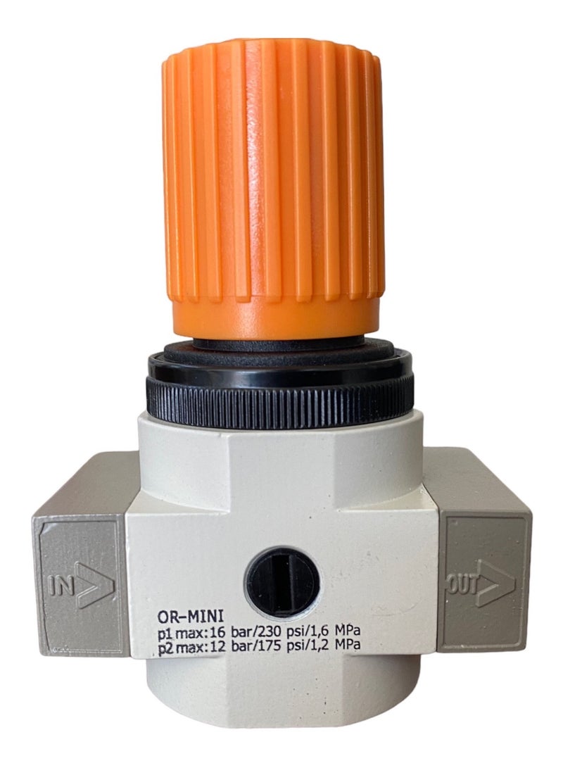 Mini Air Regulator With Manometer Size 1/4 - Image 3