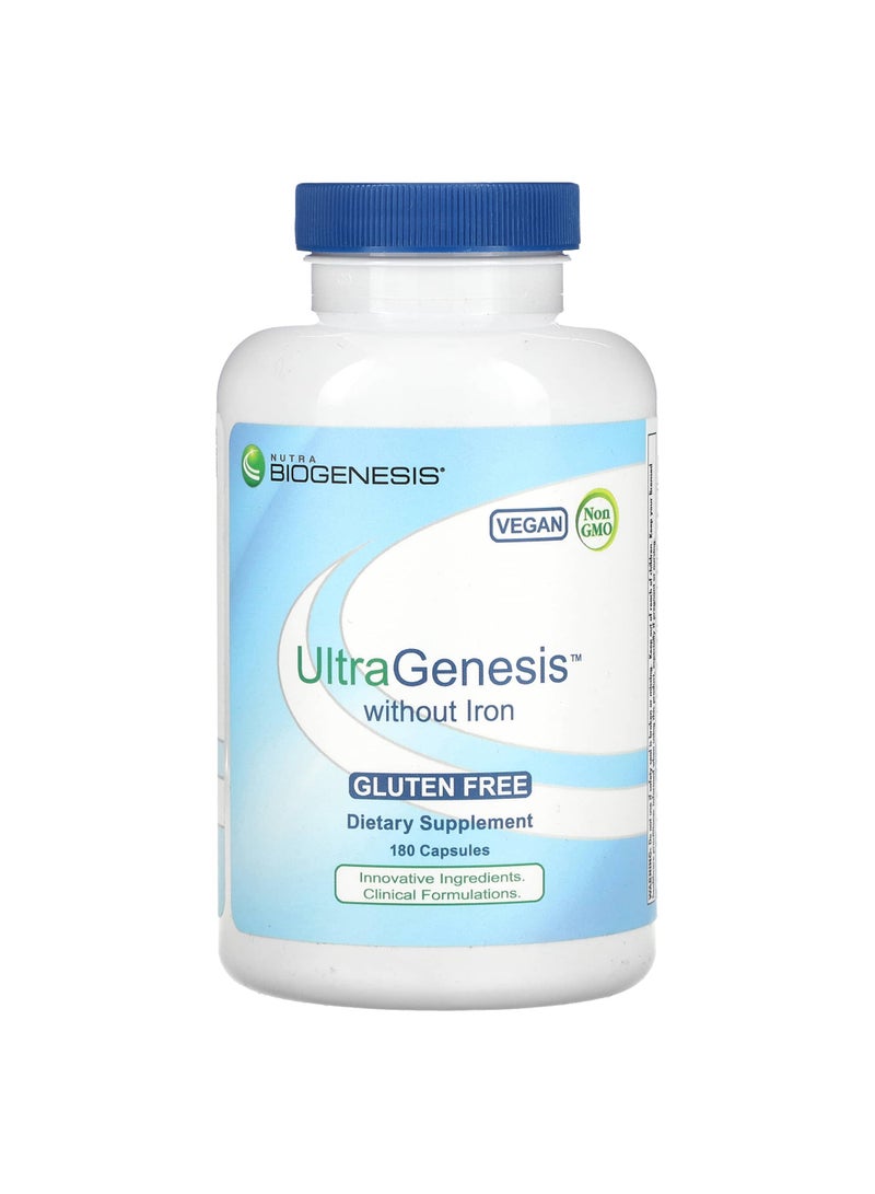 UltraGenesis without Iron, 180 Capsules