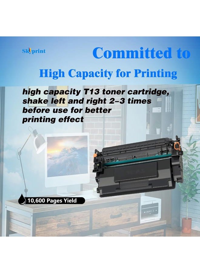 SkyPrint خراطيش حبر T13 عالية الإنتاجية متوافقة باللون الأسود 5640C005AA بديل لطابعة كانون T13 i-SENSYS X 1400 1440i 1440iF 1440P 1440Pr 1440 MF 1440 سلسلة الطابعات - Image 3