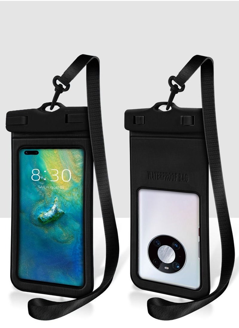 Generic Waterproof Phone Bag Cover, Waterproof Phone Bag Universal IPX8 Waterproof Phone Case Dry Bag with Lanyard  - Image 1