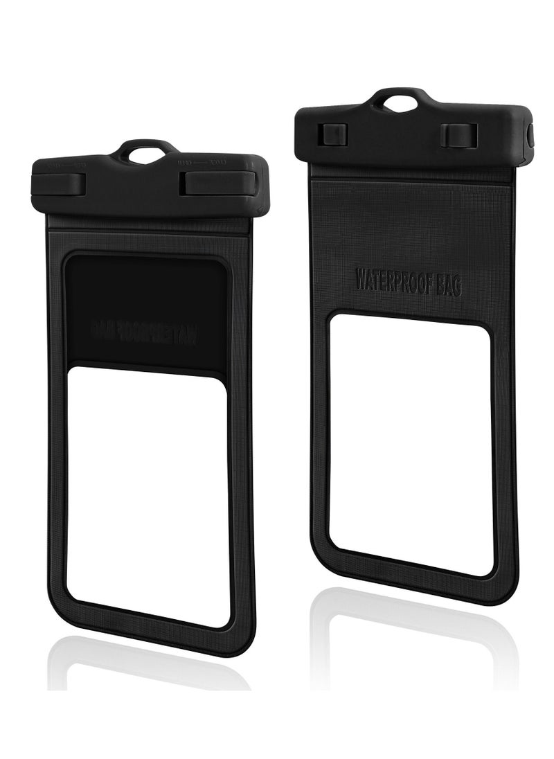 Generic Waterproof Phone Bag Cover, Waterproof Phone Bag Universal IPX8 Waterproof Phone Case Dry Bag with Lanyard  - Image 2