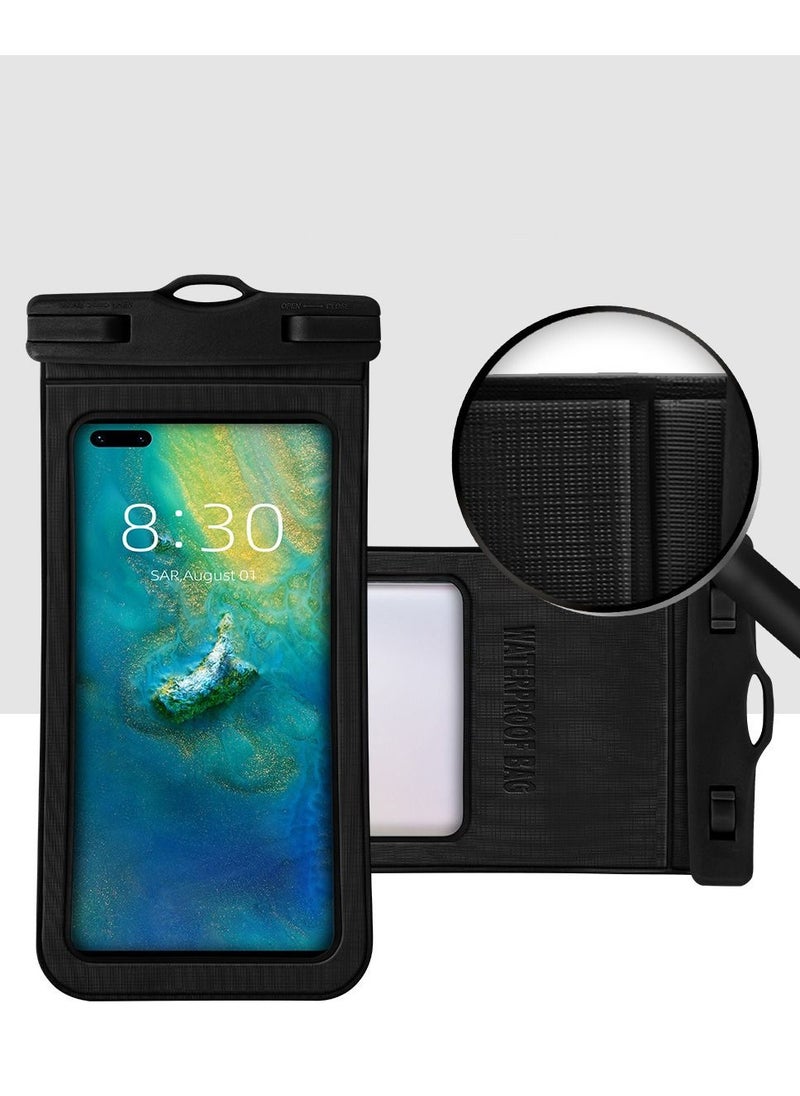 Generic Waterproof Phone Bag Cover, Waterproof Phone Bag Universal IPX8 Waterproof Phone Case Dry Bag with Lanyard  - Image 3
